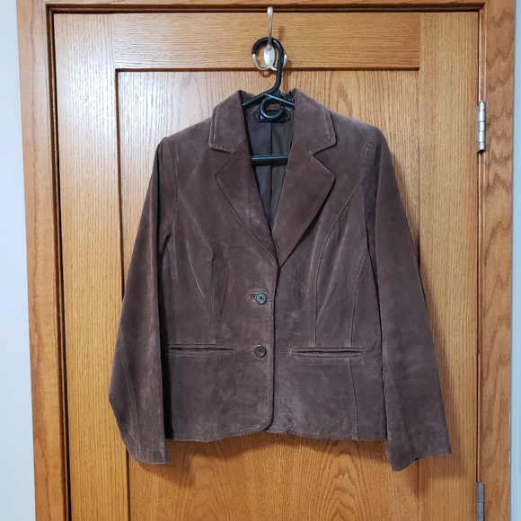 Relativity Jackets & Blazers - Relativity Brown Suade Jacket - Medium